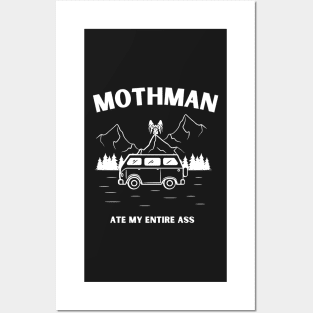 mothman ate my entire ass Posters and Art